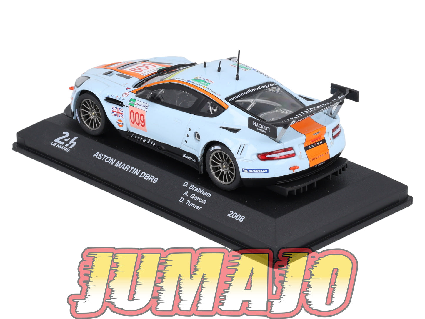 24H244 Voiture 1/43 CENTAURIA 24 Heures Mans : ASTON MARTIN DBR9 #9 2008 D.Brabham