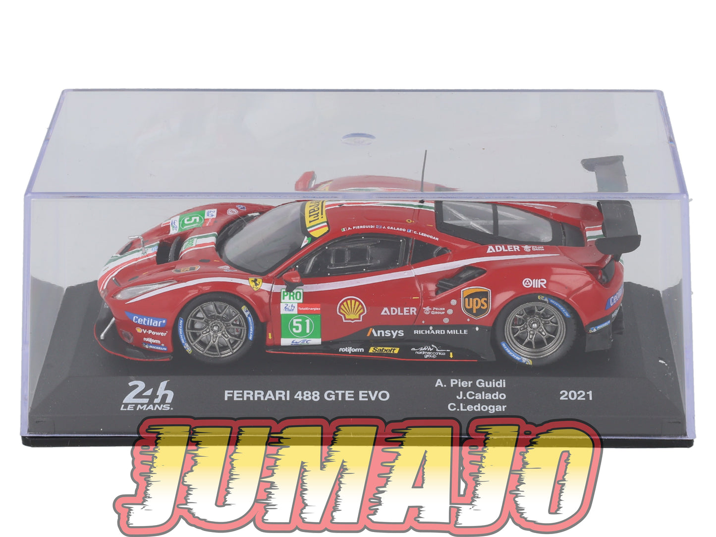 24H245 Voiture 1/43 CENTAURIA 24 Heures Mans : FERRARI 488 GTE EVO #51 2021