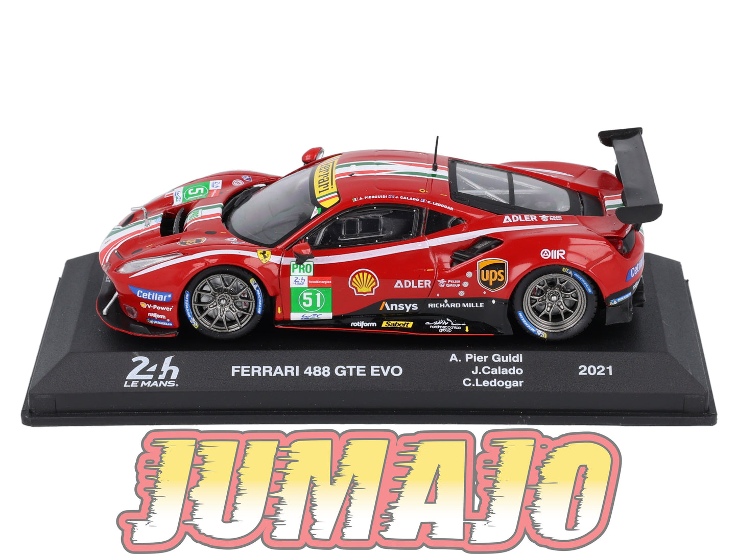 24H245 Voiture 1/43 CENTAURIA 24 Heures Mans : FERRARI 488 GTE EVO #51 2021