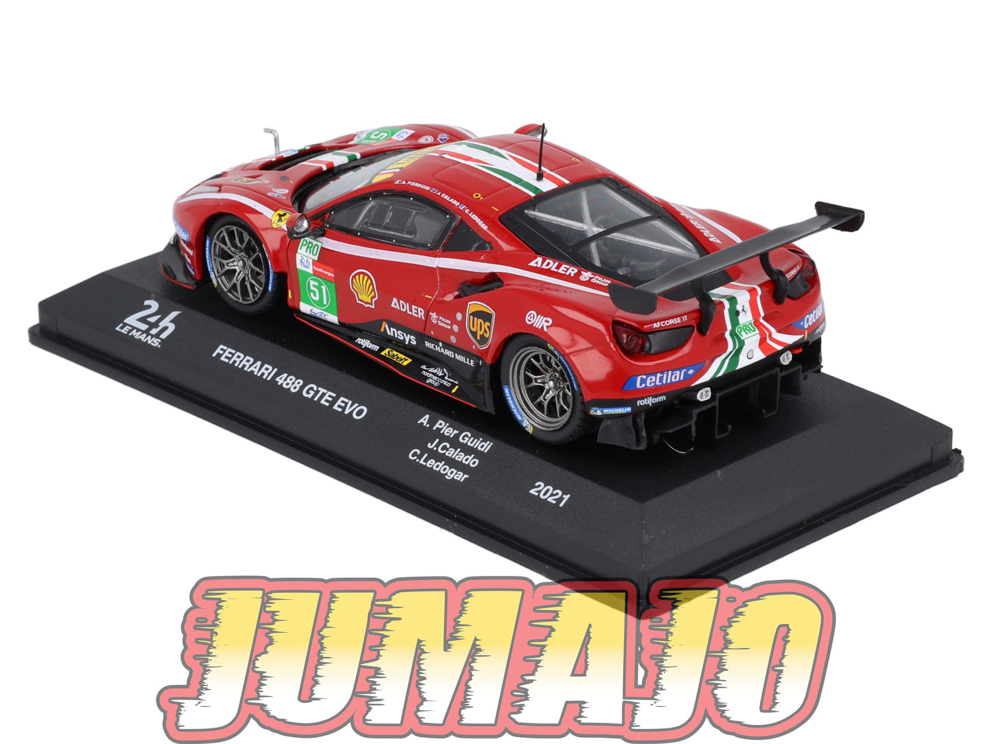 24H245 Voiture 1/43 CENTAURIA 24 Heures Mans : FERRARI 488 GTE EVO #51 2021