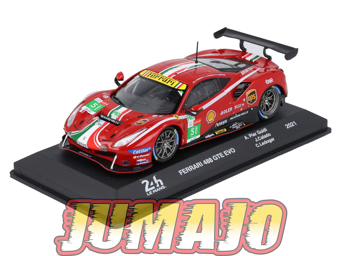 24H245 Voiture 1/43 CENTAURIA 24 Heures Mans : FERRARI 488 GTE EVO #51 2021