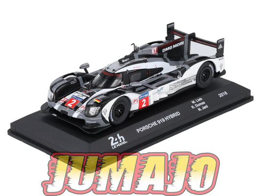 24H252 Voiture 1/43 IXO 24 Heures Mans Winner 2016 PORSCHE 919 Hybrid #2