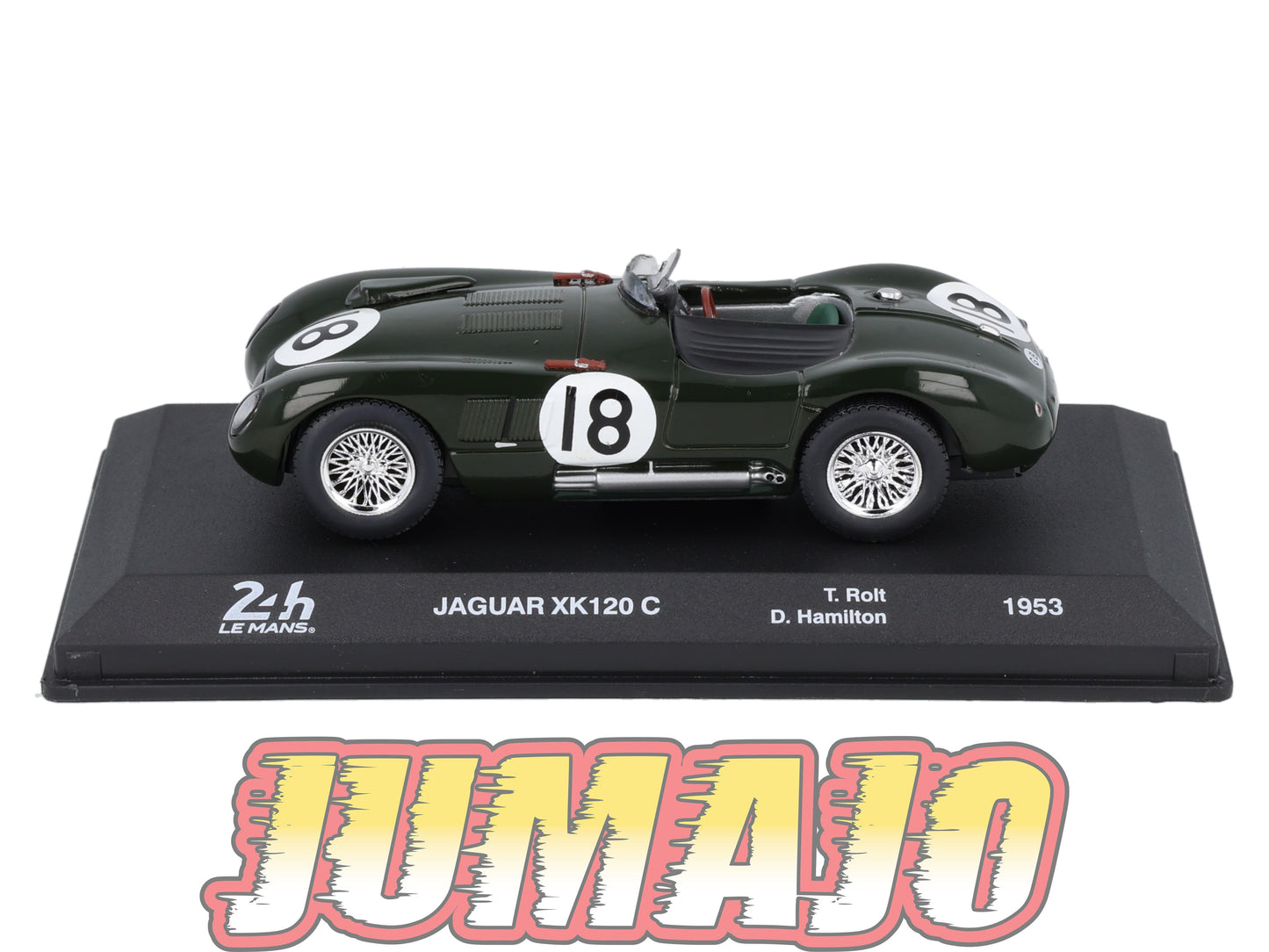 24H255 Voiture 1/43 CENTAURIA 24 Heures Mans : JAGUAR XK120 C 1953 Winner #18 T.Rolt