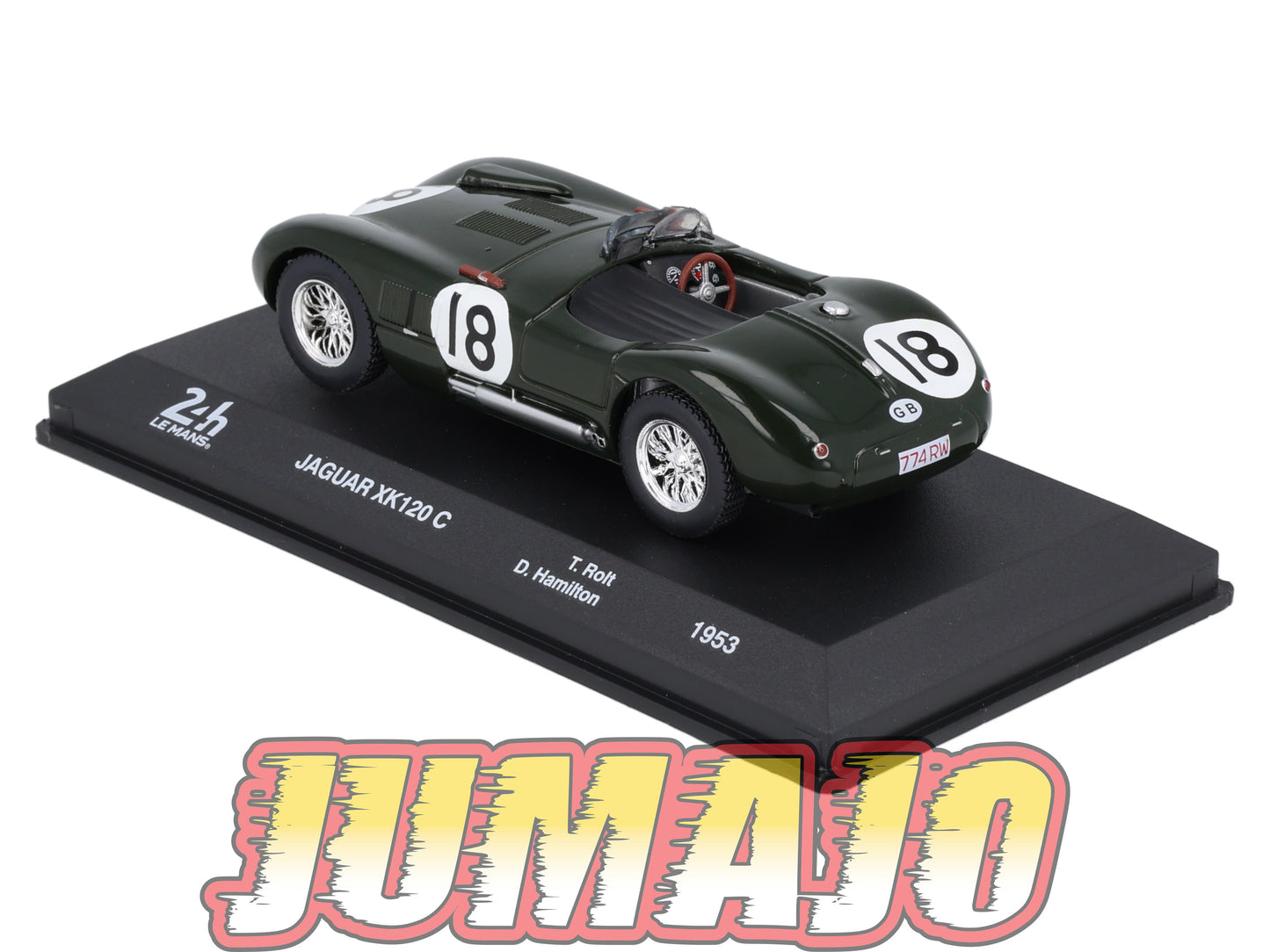 24H255 Voiture 1/43 CENTAURIA 24 Heures Mans : JAGUAR XK120 C 1953 Winner #18 T.Rolt