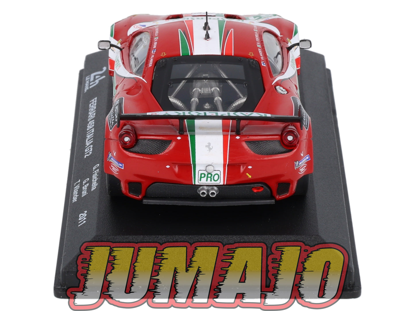 24H257 Voiture 1/43 CENTAURIA 24 Heures Mans : FERRARI 458 Italia GT2 2011 #51 G.Fisichella