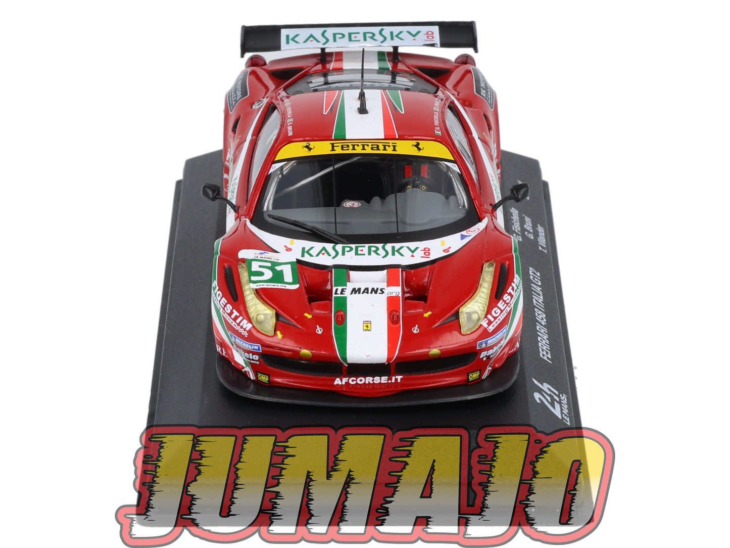 24H257 Voiture 1/43 CENTAURIA 24 Heures Mans : FERRARI 458 Italia GT2 2011 #51 G.Fisichella