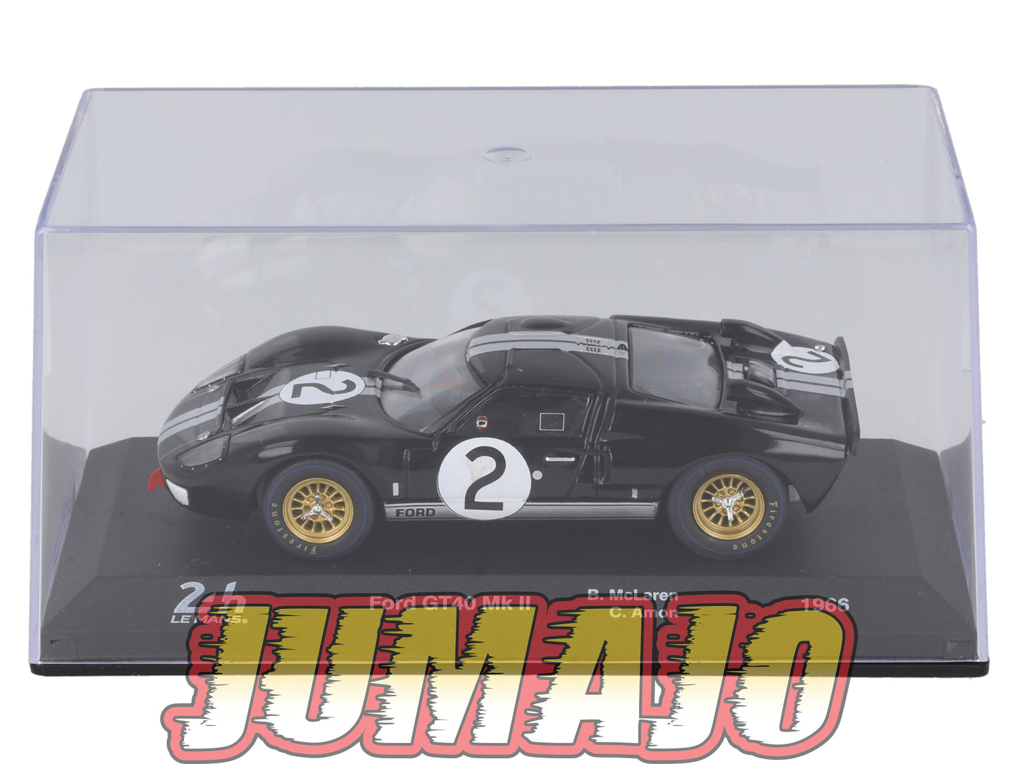 24H263 Voiture 1/43 CENTAURIA 24 Heures Mans : FORD GT40 Mk II 1966 Winner #2 B.McLaren