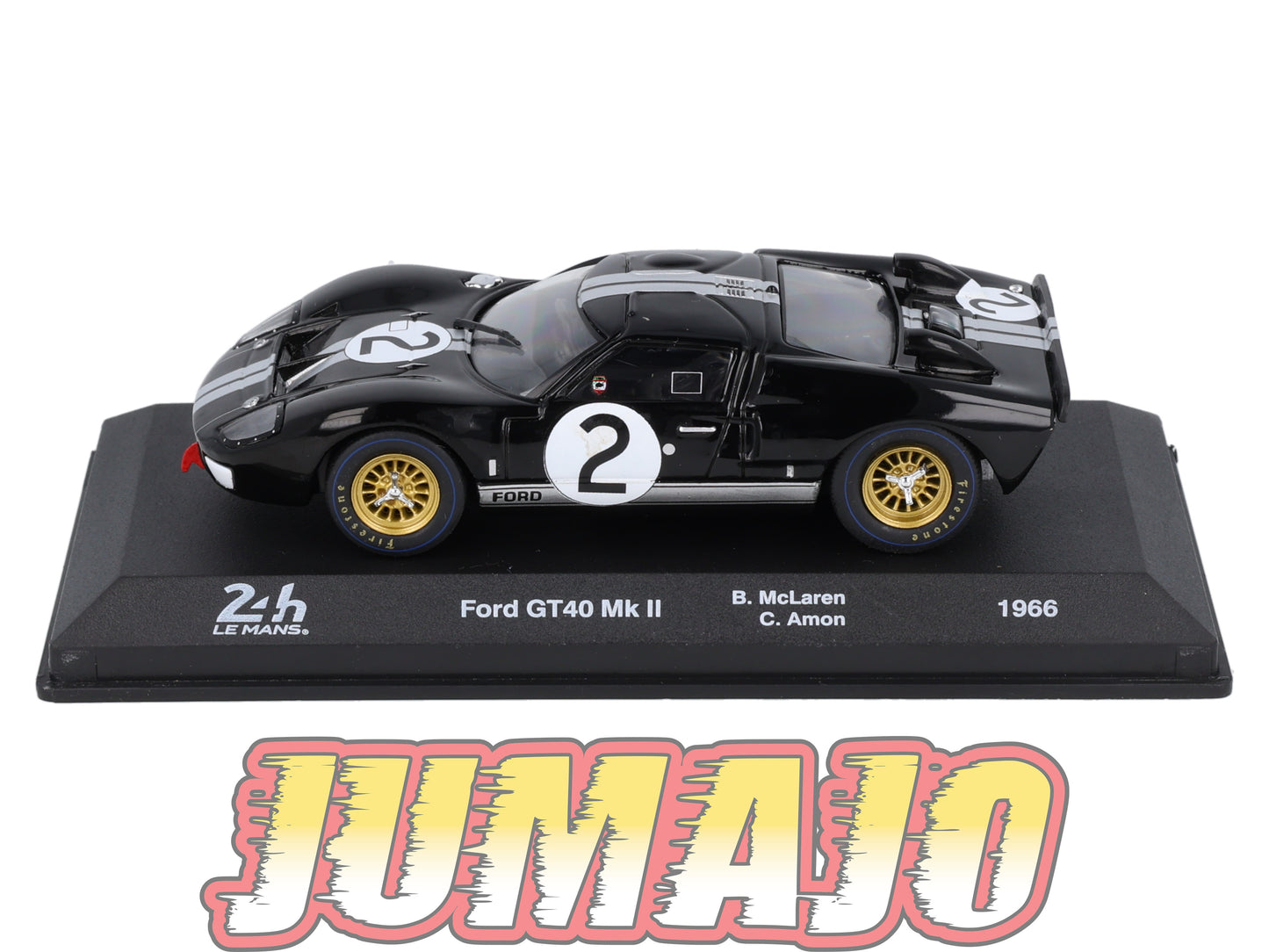 24H263 Voiture 1/43 CENTAURIA 24 Heures Mans : FORD GT40 Mk II 1966 Winner #2 B.McLaren