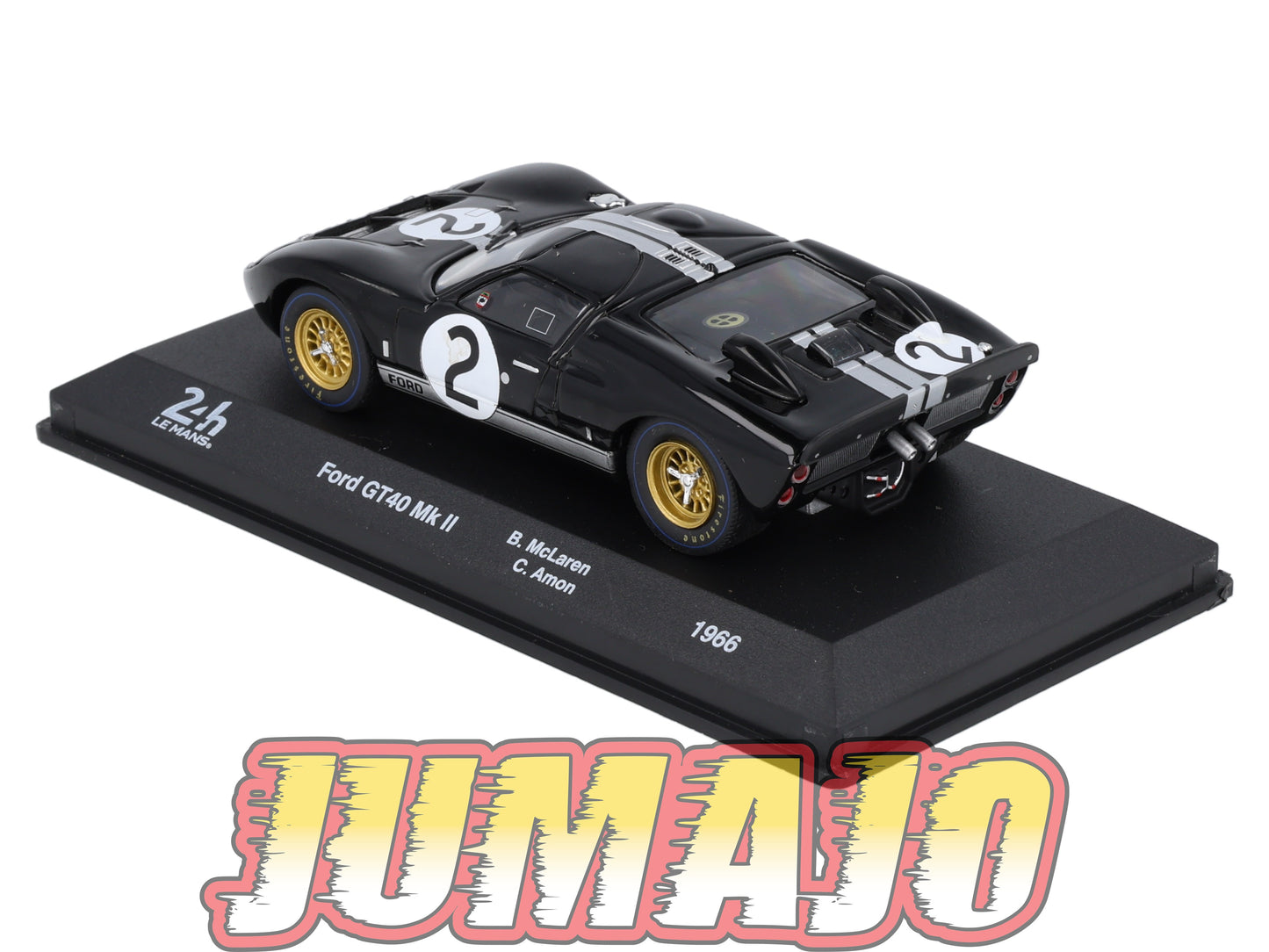 24H263 Voiture 1/43 CENTAURIA 24 Heures Mans : FORD GT40 Mk II 1966 Winner #2 B.McLaren