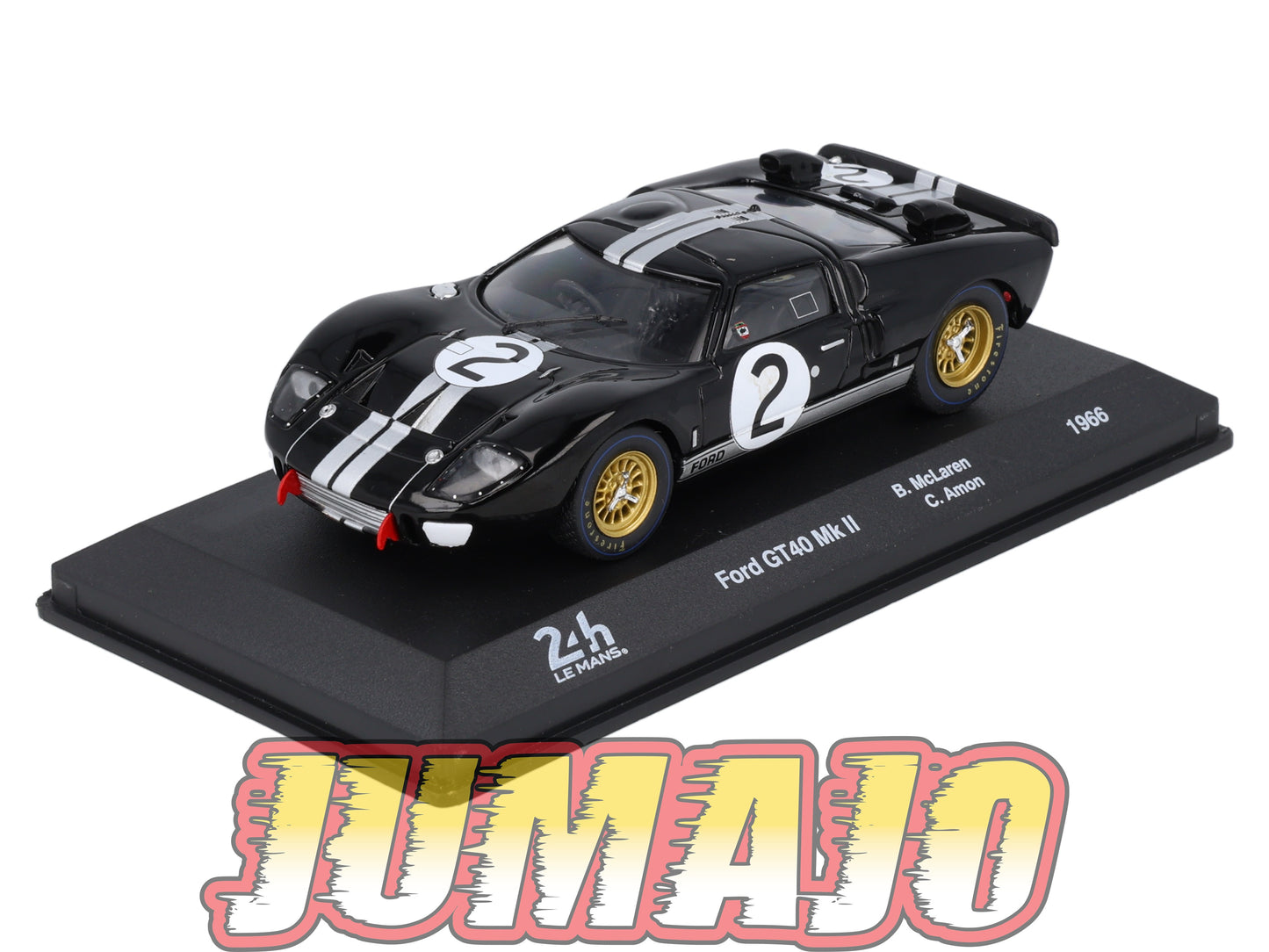 24H263 Voiture 1/43 CENTAURIA 24 Heures Mans : FORD GT40 Mk II 1966 Winner #2 B.McLaren