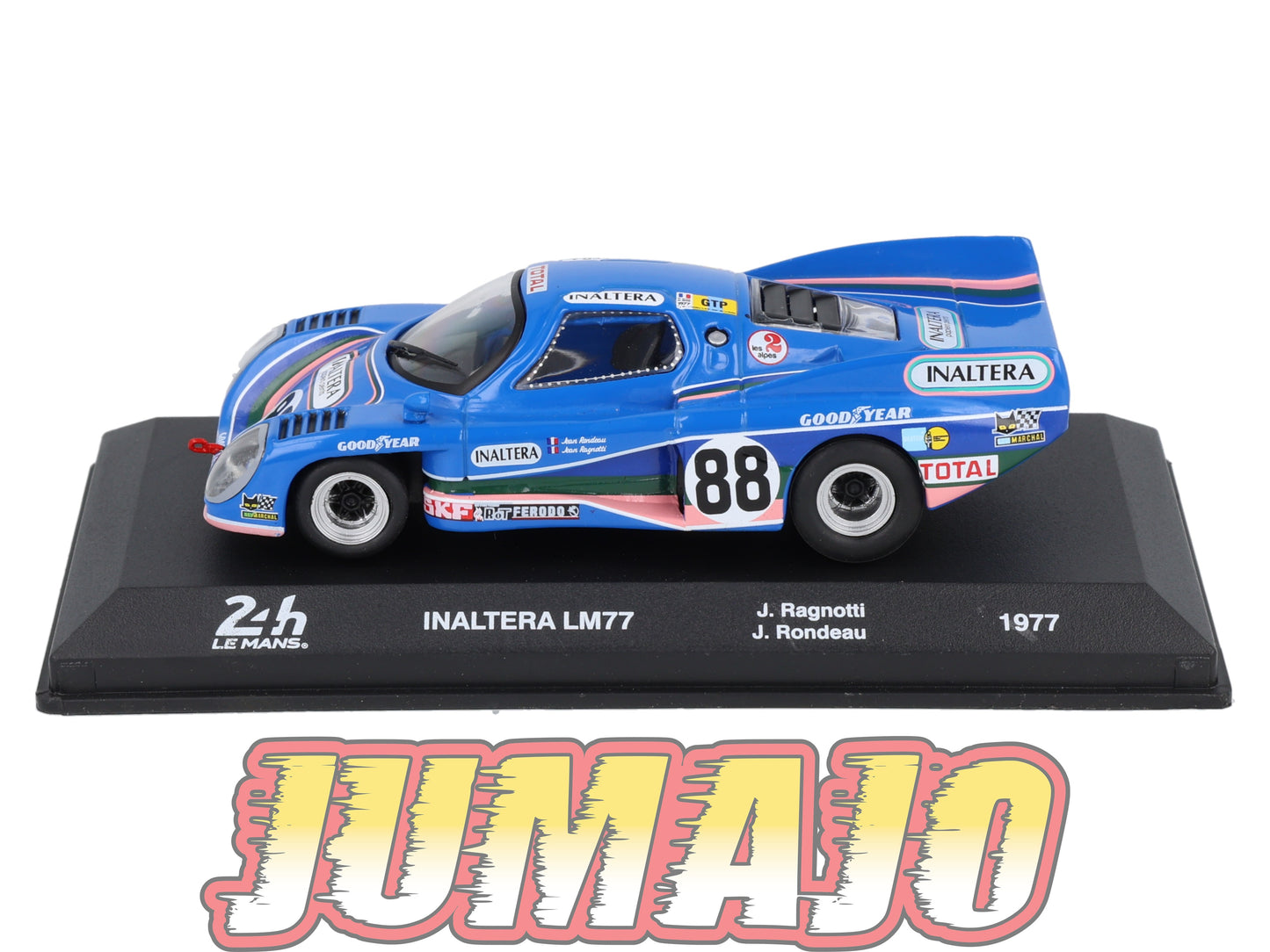24H266 Voiture 1/43 IXO 24 Heures Mans INALTERA LM77 1977 J.Ragnotti #88