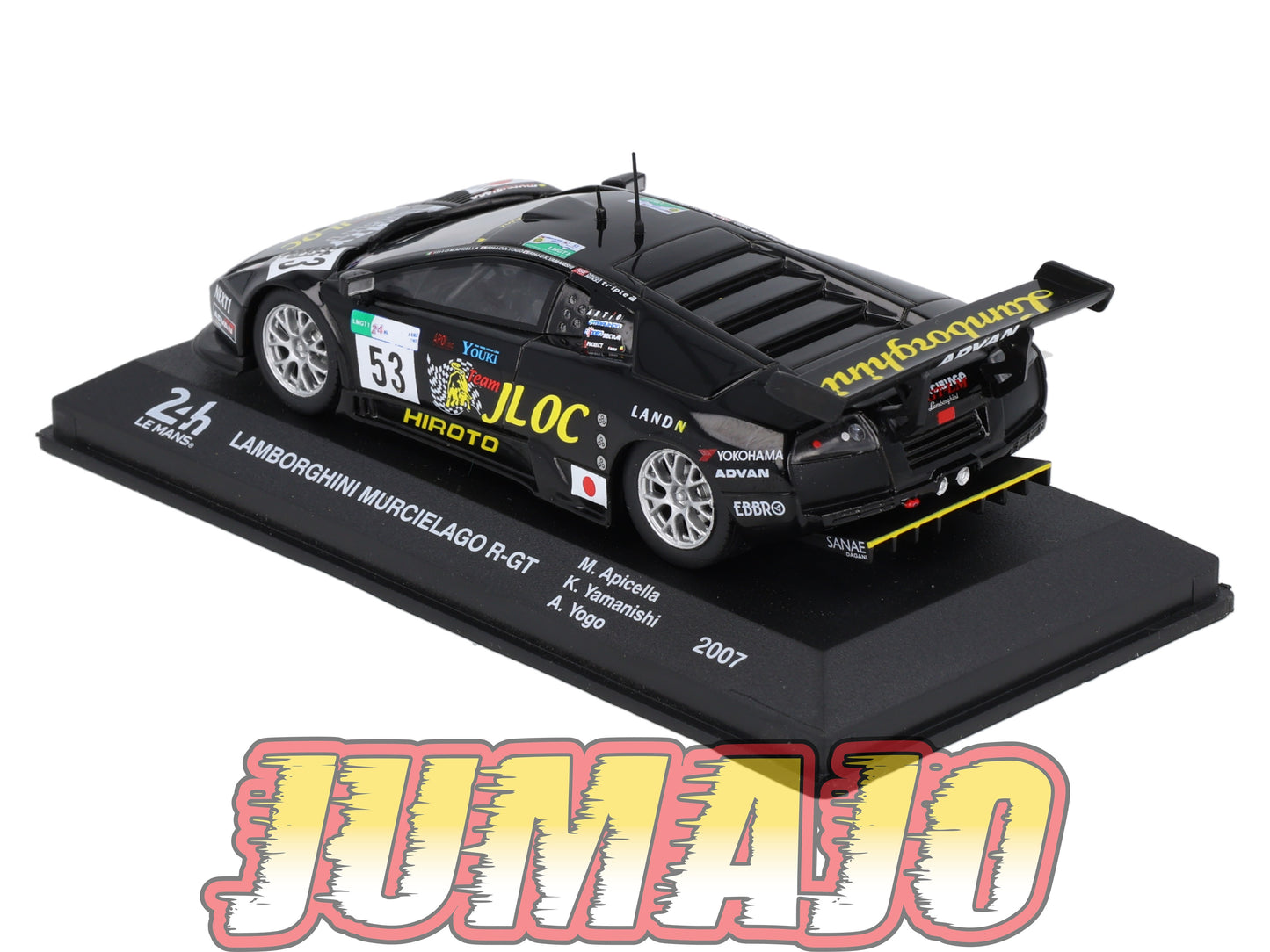 24H268 Voiture 1/43 IXO 24 Heures Mans LAMBORGHINI Murcielago R-GT 2007 #53 M.Apicella