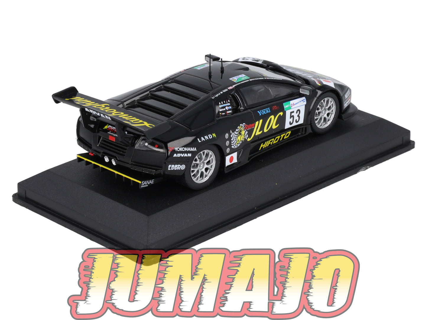 24H268 Voiture 1/43 IXO 24 Heures Mans LAMBORGHINI Murcielago R-GT 2007 #53 M.Apicella