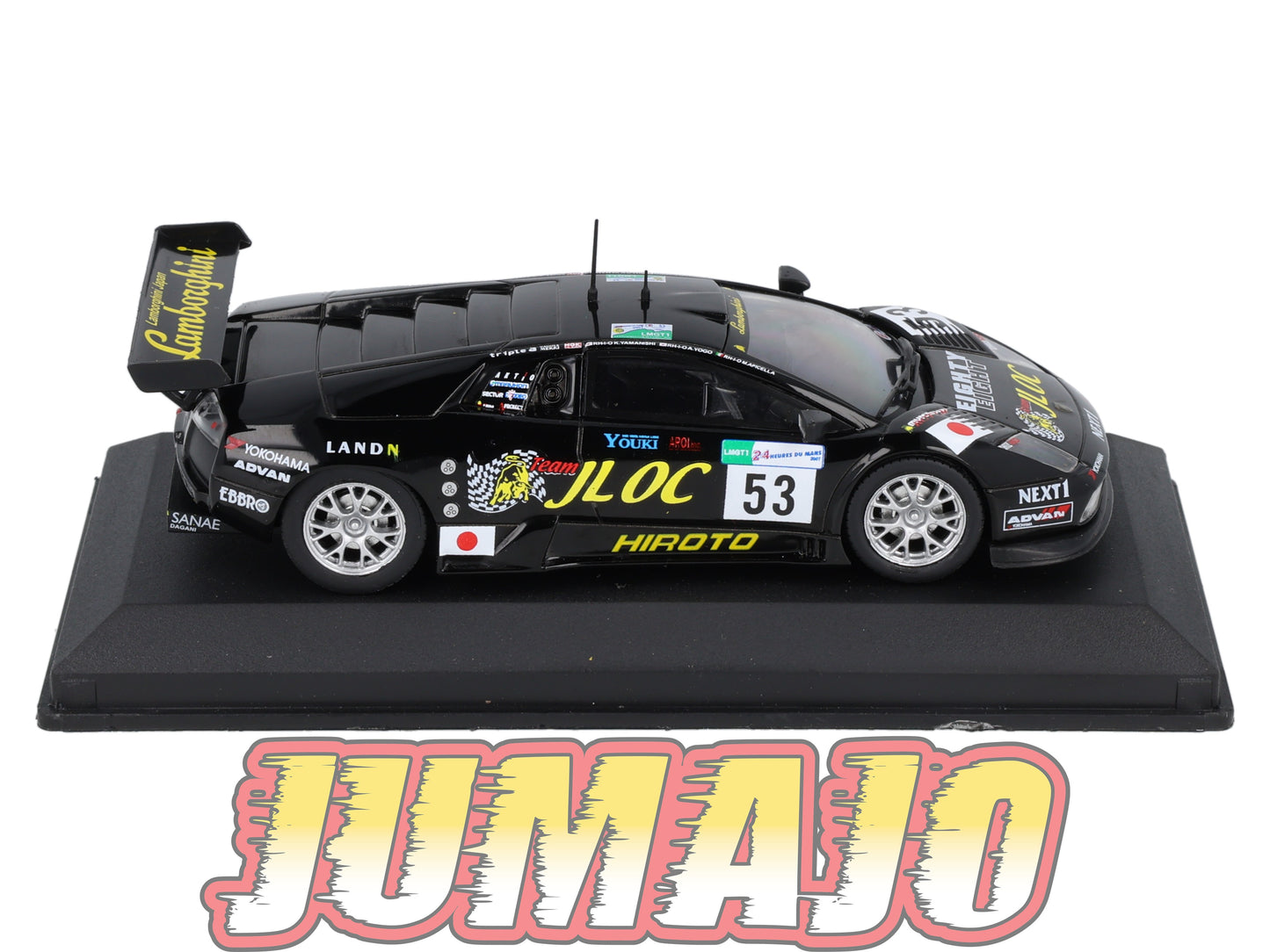 24H268 Voiture 1/43 IXO 24 Heures Mans LAMBORGHINI Murcielago R-GT 2007 #53 M.Apicella
