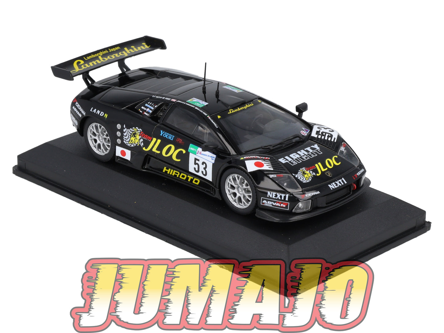 24H268 Voiture 1/43 IXO 24 Heures Mans LAMBORGHINI Murcielago R-GT 2007 #53 M.Apicella
