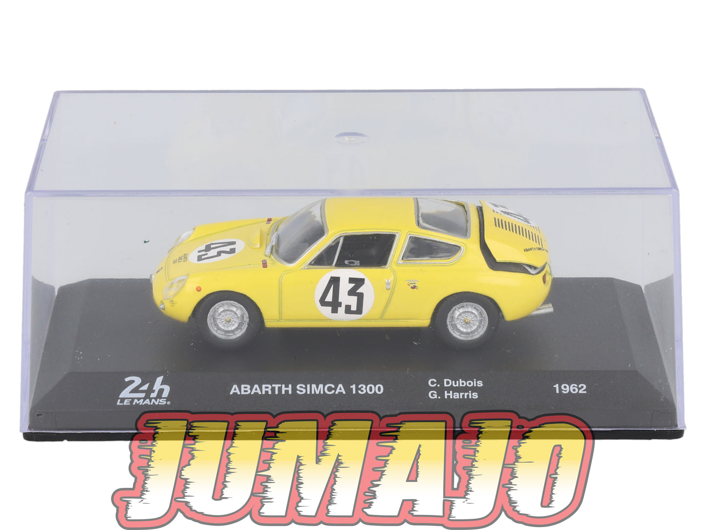 24H277 Voiture 1/43 24 Heures Mans IXO ABARTH SIMCA 1300 #43 1962 Dubois
