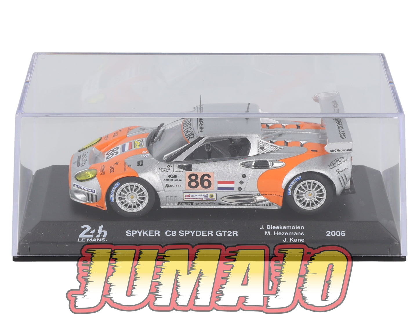 24H282 Voiture 1/43 24 Heures Mans IXO SPYKER C8 SPYDER GT2R #86 2006 Bleekemolen