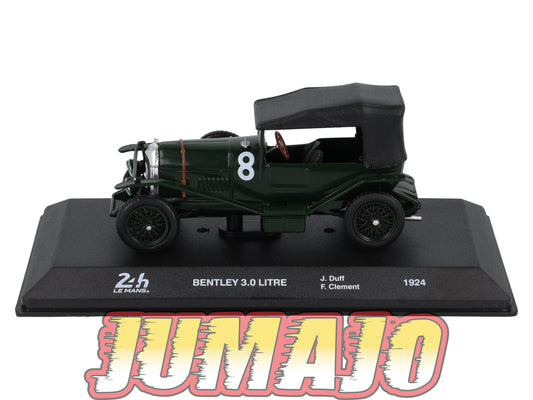 24H285 Voiture 1/43 24 Heures Mans IXO BENTLEY 3.0 LITRE Winner #8 1924 J Duff
