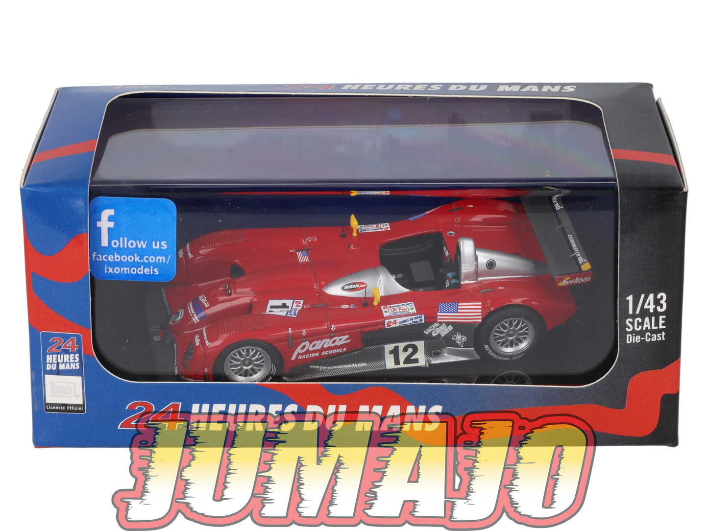 24H2 voiture 1/43 IXO 24 Heures Le Mans : PANOZ LMP900 Katoh #12 2000 LMM139