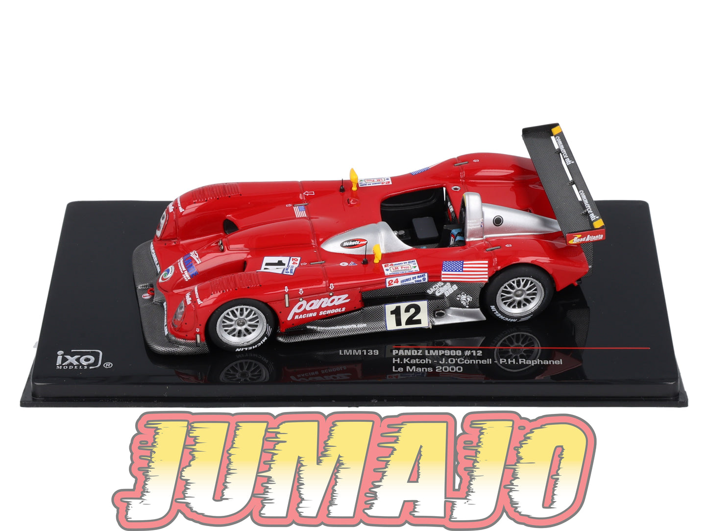 24H2 voiture 1/43 IXO 24 Heures Le Mans : PANOZ LMP900 Katoh #12 2000 LMM139
