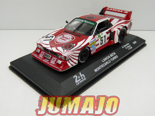 24H203 Voiture 1/43 IXO 24 Heures Mans LANCIA Beta Montecarlo turbo 1980 Darniche #51