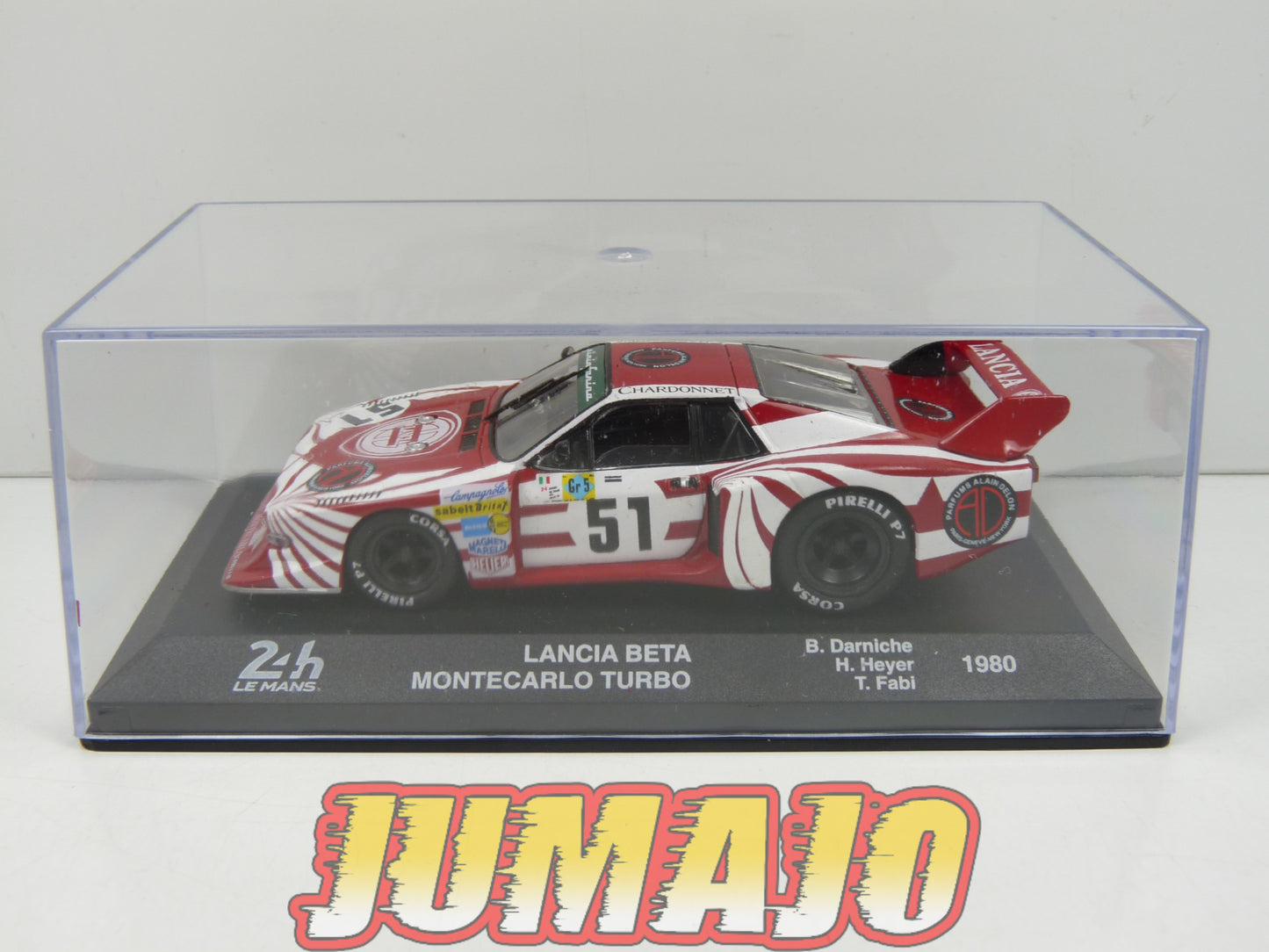 24H203 Voiture 1/43 IXO 24 Heures Mans LANCIA Beta Montecarlo turbo 1980 Darniche #51