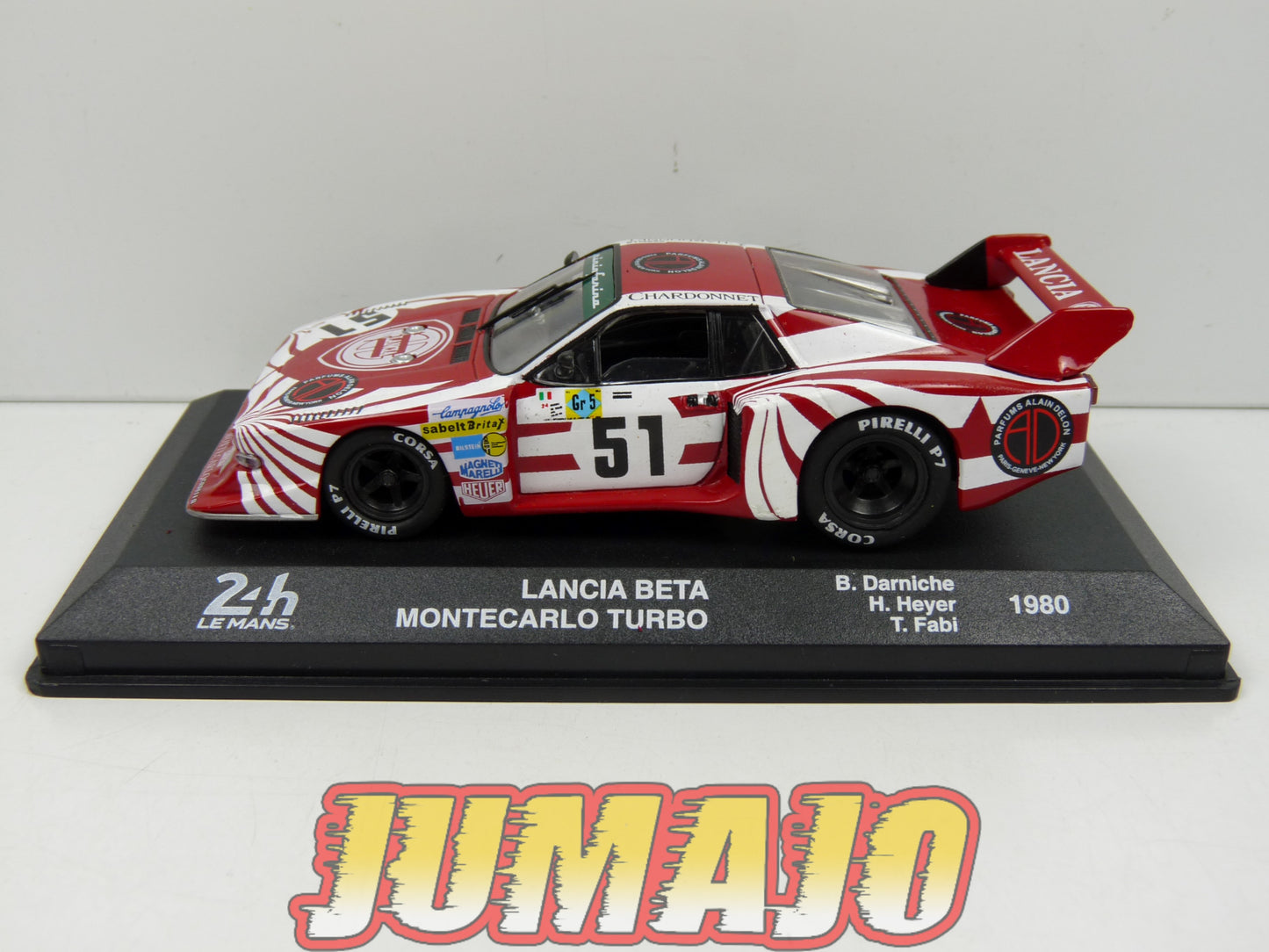 24H203 Voiture 1/43 IXO 24 Heures Mans LANCIA Beta Montecarlo turbo 1980 Darniche #51