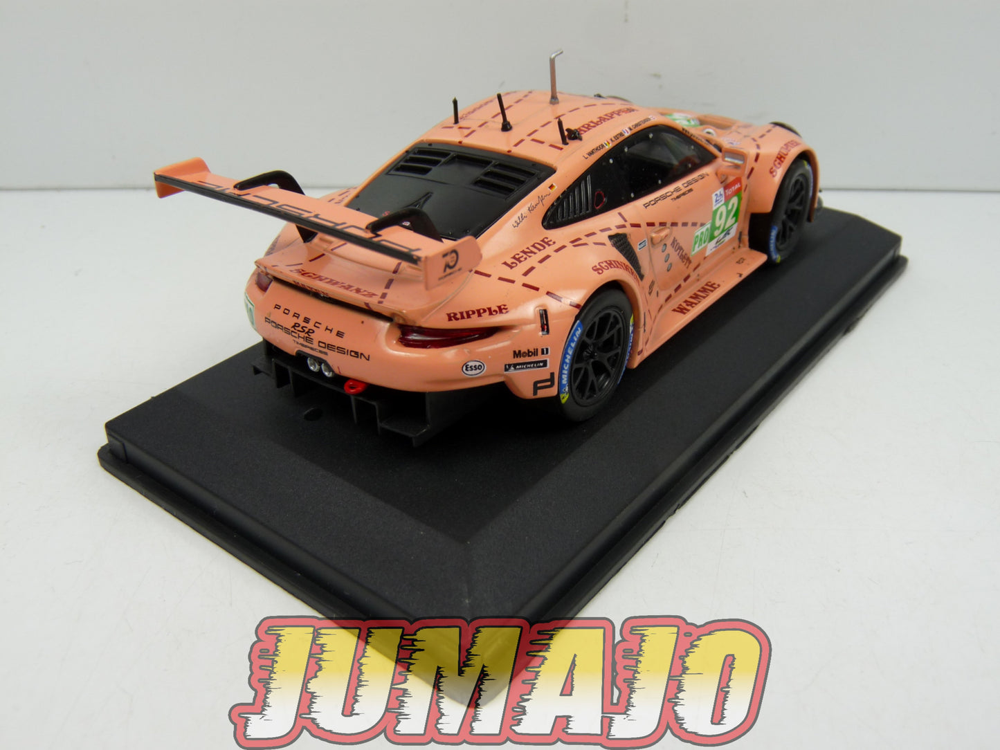 24H202 Voiture 1/43 IXO 24 Heures Mans PORSCHE 911 RSR Cochon 2018 Christensen