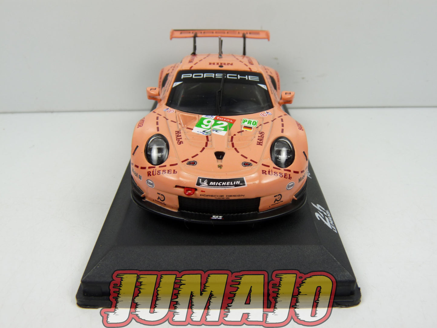 24H202 Voiture 1/43 IXO 24 Heures Mans PORSCHE 911 RSR Cochon 2018 Christensen