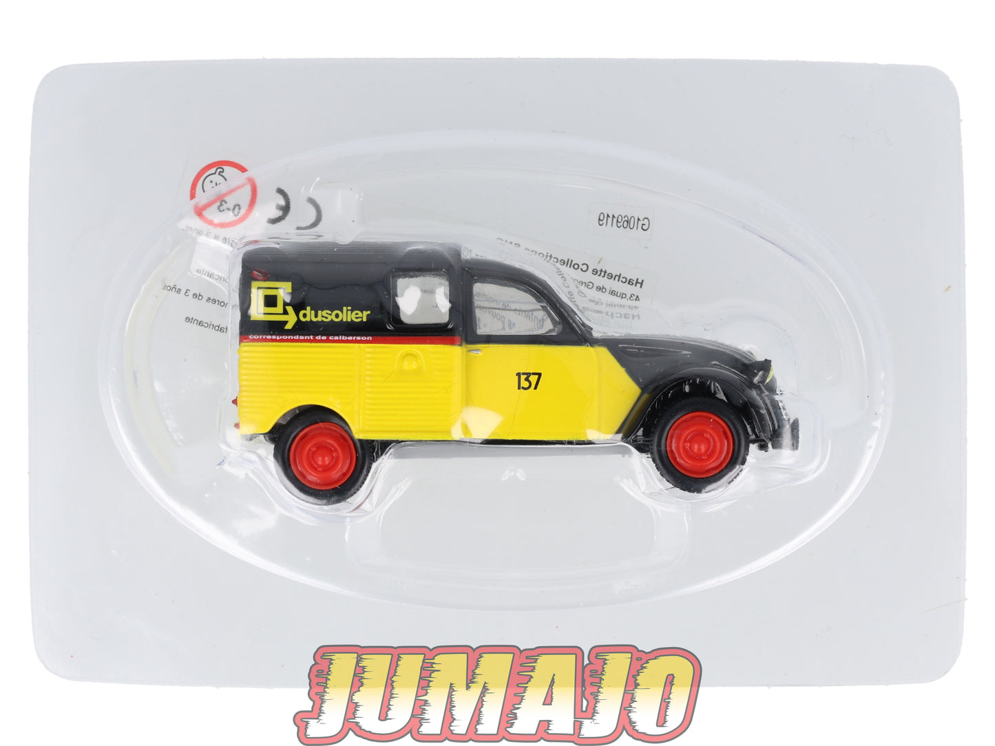 2CV119 Voiture 1/43 NOREV Citroen : 2CV AZU Transport DUSOLIER Calberson