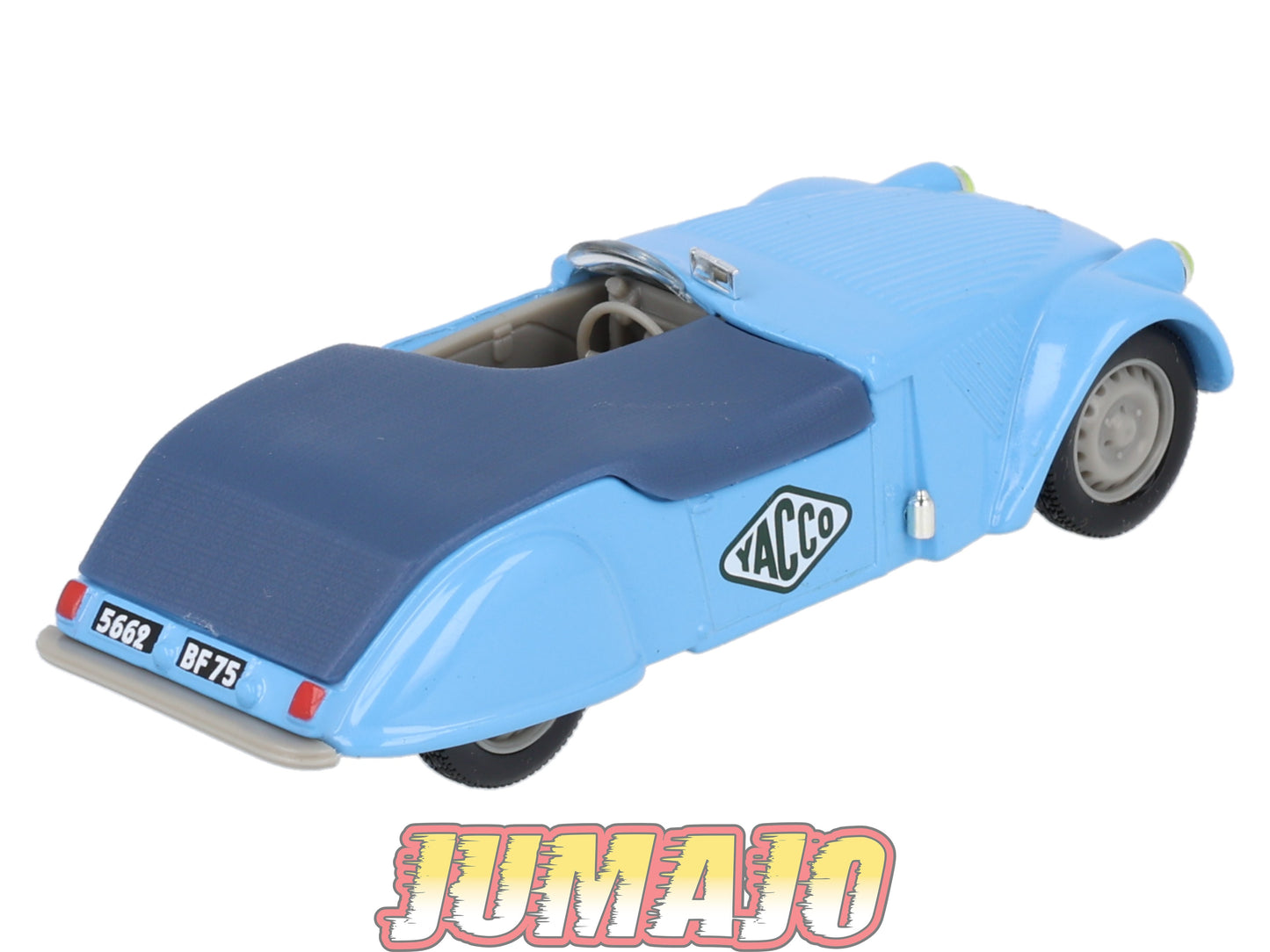 2CV19 Voiture 1/43 NOREV Citroen : 2CV BARBOT Special monoplace YACCO