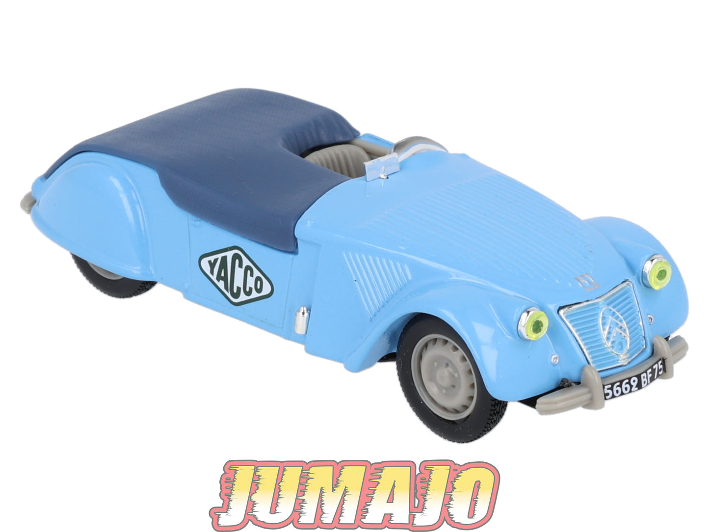 2CV19 Voiture 1/43 NOREV Citroen : 2CV BARBOT Special monoplace YACCO