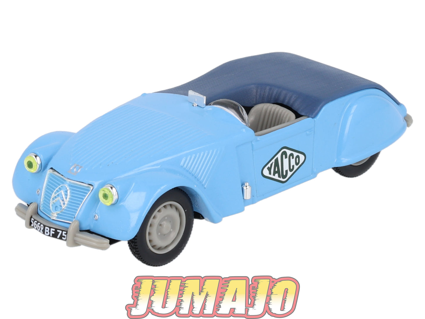 2CV19 Voiture 1/43 NOREV Citroen : 2CV BARBOT Special monoplace YACCO