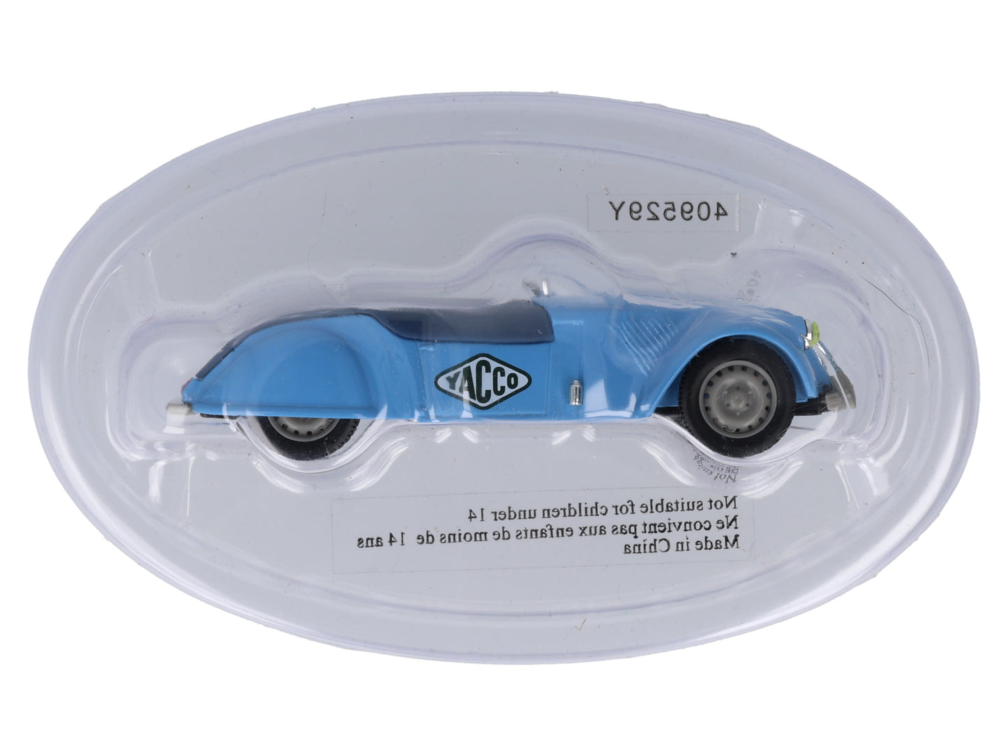 2CV19 Voiture 1/43 NOREV Citroen : 2CV BARBOT Special monoplace YACCO