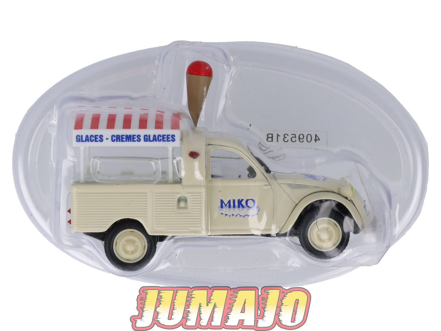 2CV21 Voiture 1/43 NOREV Citroen : 2CV Pick-up Glaces MIKO