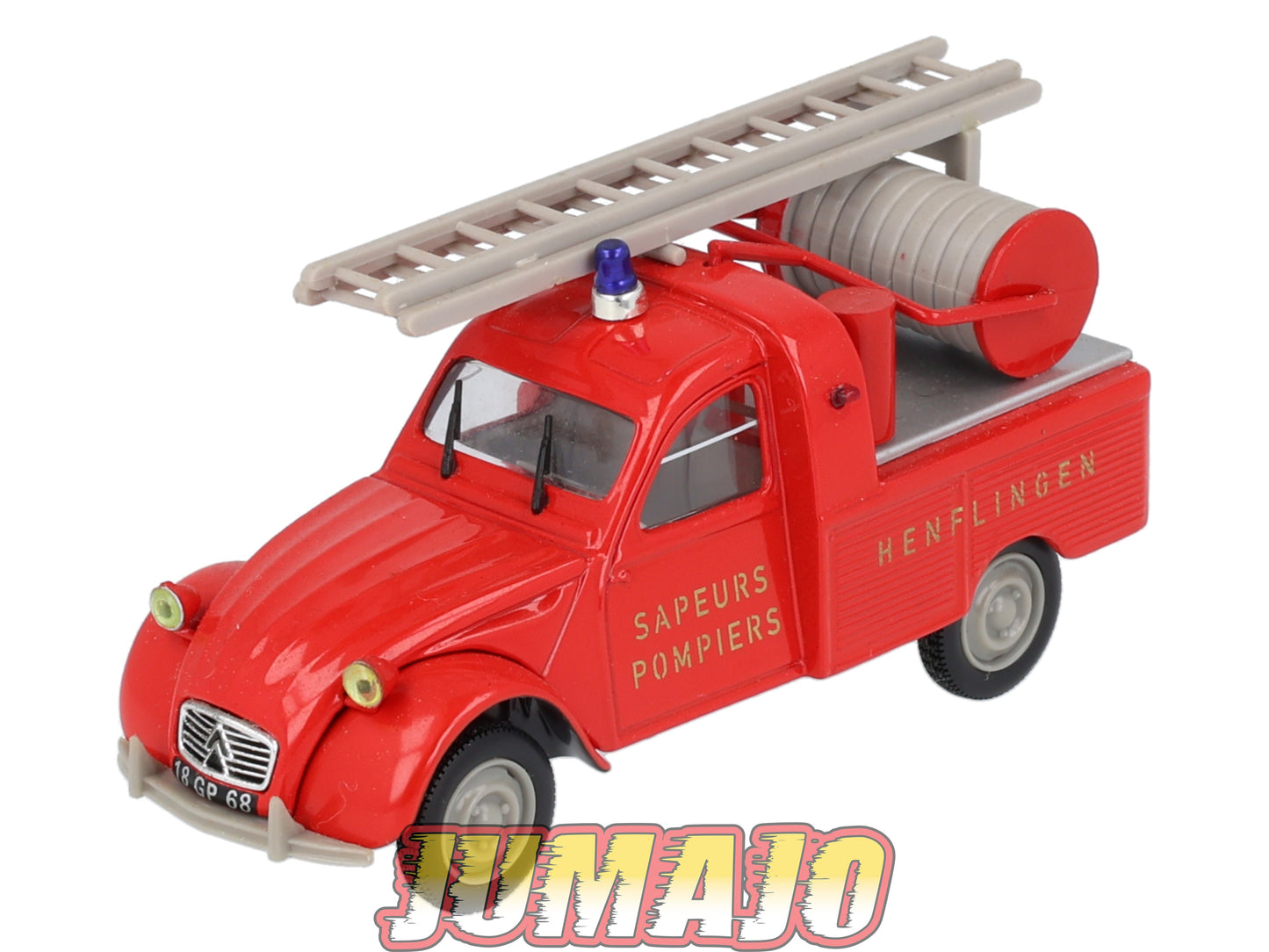 2CV23 Voiture 1/43 NOREV Citroen : 2CV pick-up pompiers