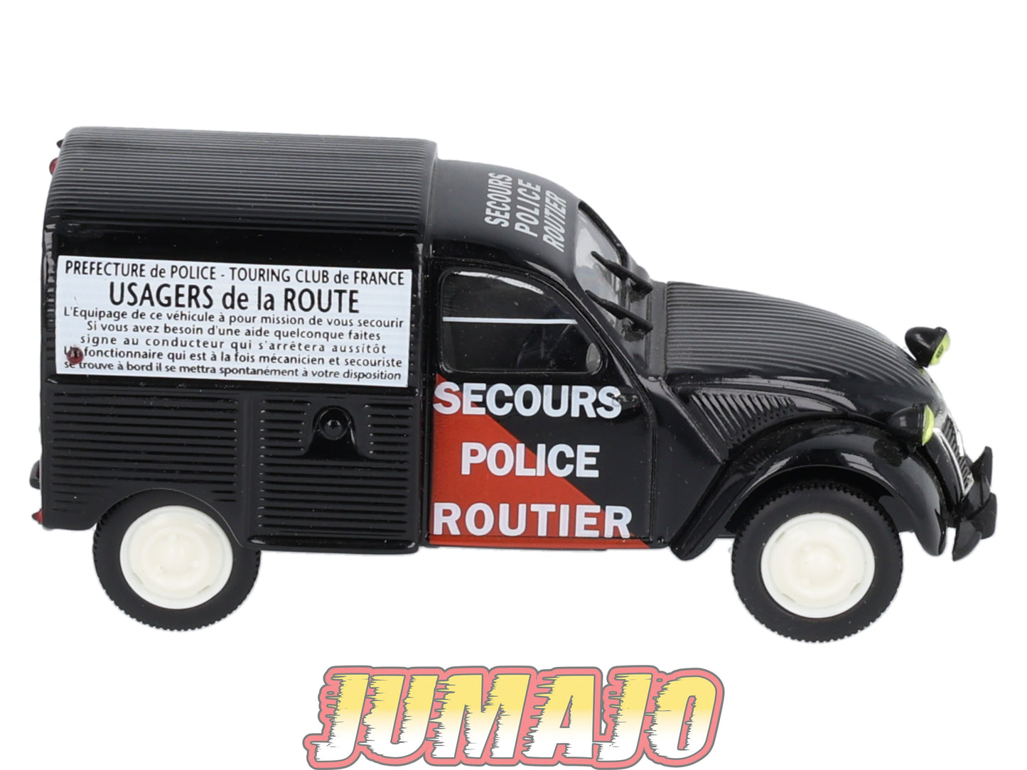 2CV28 Voiture 1/43 NOREV Citroen : 2CV fourgonnette secours routiers Paris