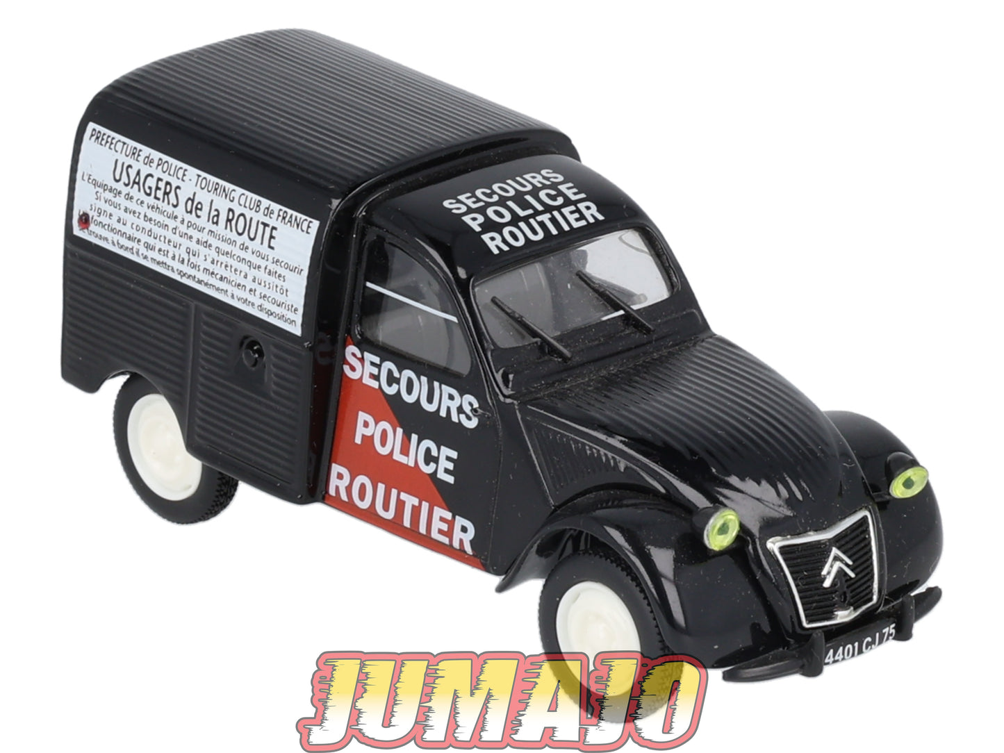 2CV28 Voiture 1/43 NOREV Citroen : 2CV fourgonnette secours routiers Paris