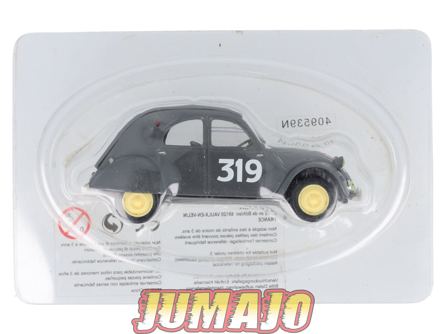 2CV29 Voiture 1/43 NOREV Citroen : 2CV AZ Rallye monte-carlo #319