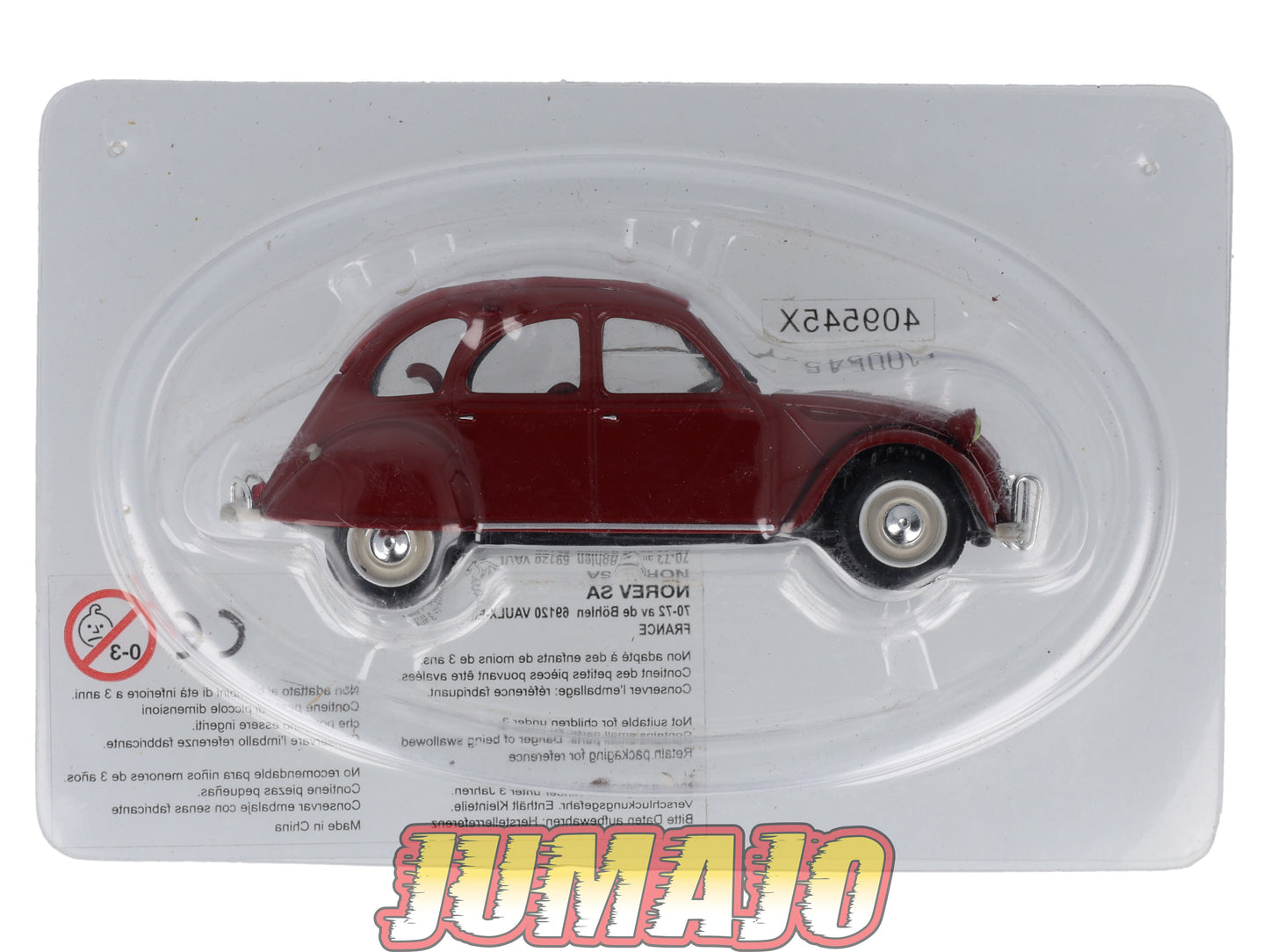 2CV35 Voiture 1/43 NOREV Citroen : 2CV Export Luxe 1967