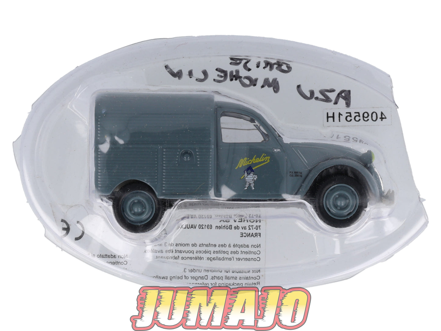 2CV39 Voiture 1/43 NOREV Citroen : 2CV fourgonnette AZU 1954 MICHELIN