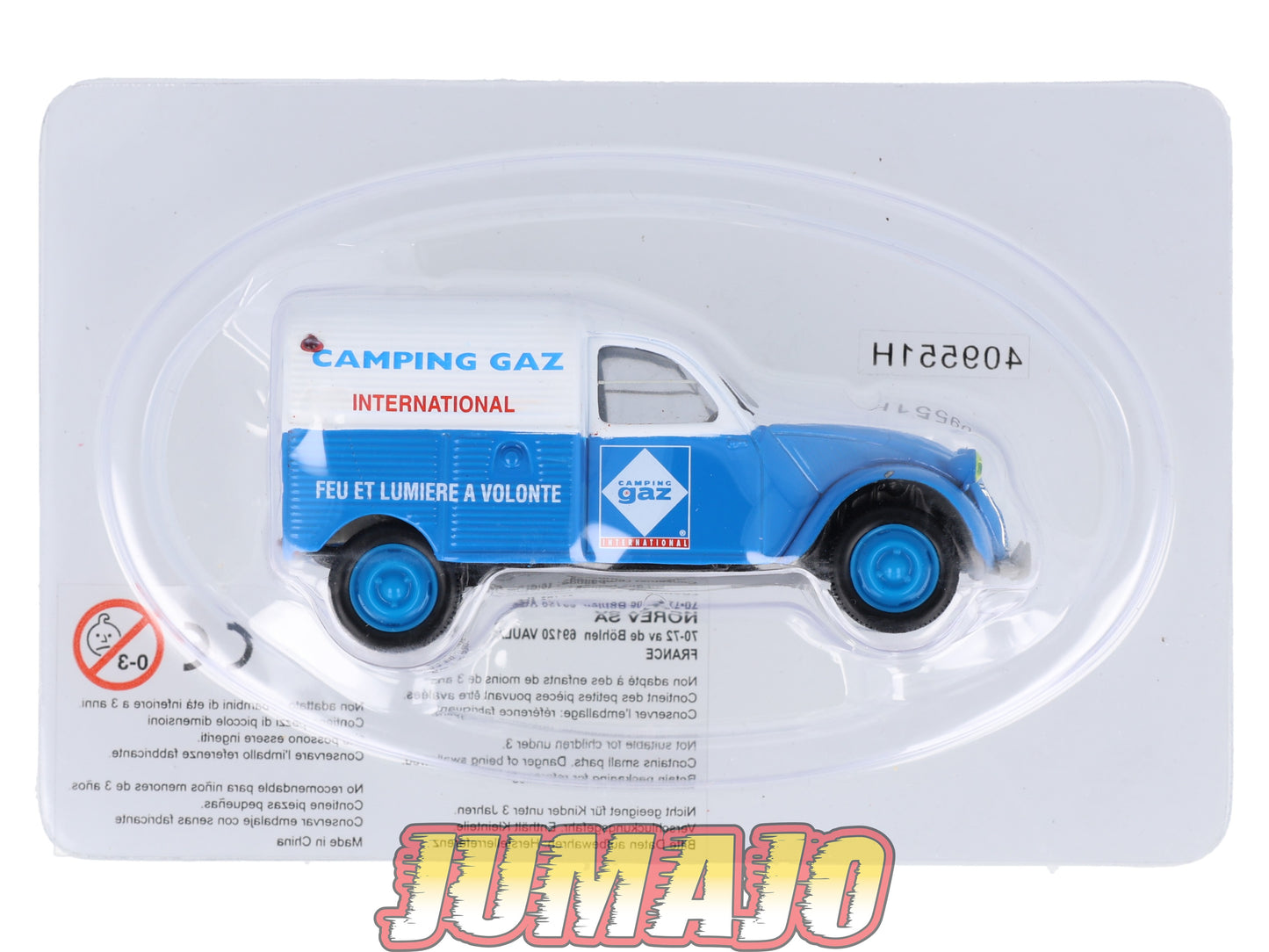 2CV41 Voiture 1/43 NOREV Citroen : 2CV AZU Camping Gaz 1958