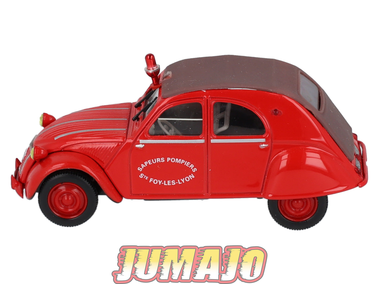 2CV42 Voiture 1/43 NOREV Citroen : 2CV Berline pompiers Ste Foy les Lyon