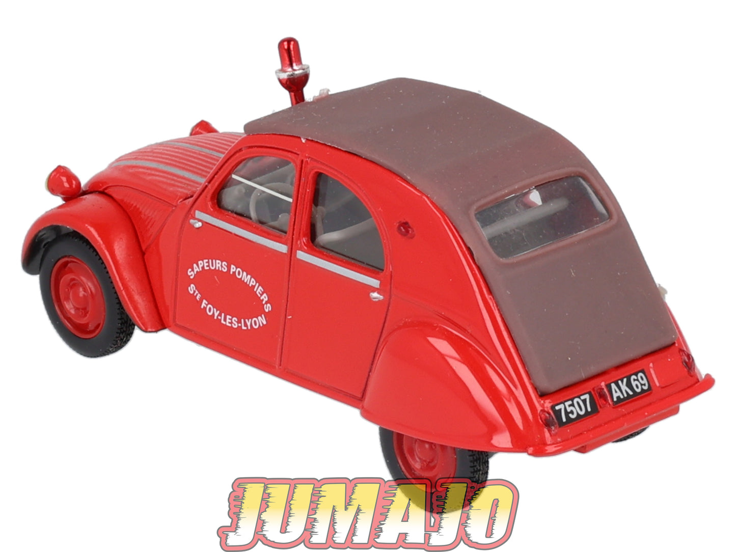 2CV42 Voiture 1/43 NOREV Citroen : 2CV Berline pompiers Ste Foy les Lyon