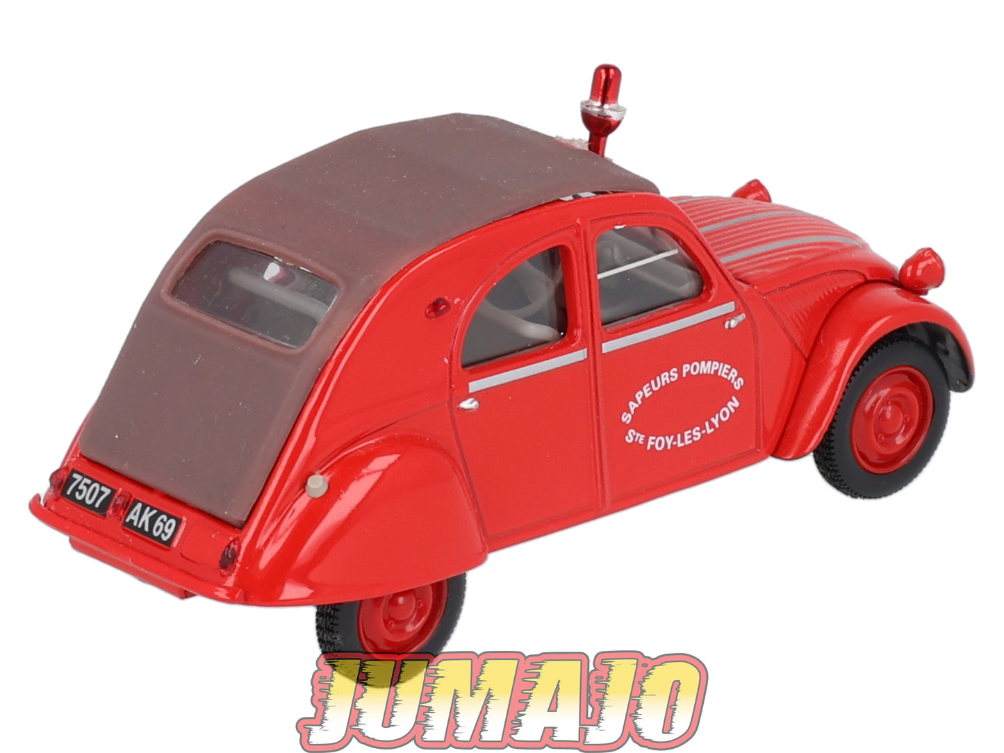 2CV42 Voiture 1/43 NOREV Citroen : 2CV Berline pompiers Ste Foy les Lyon