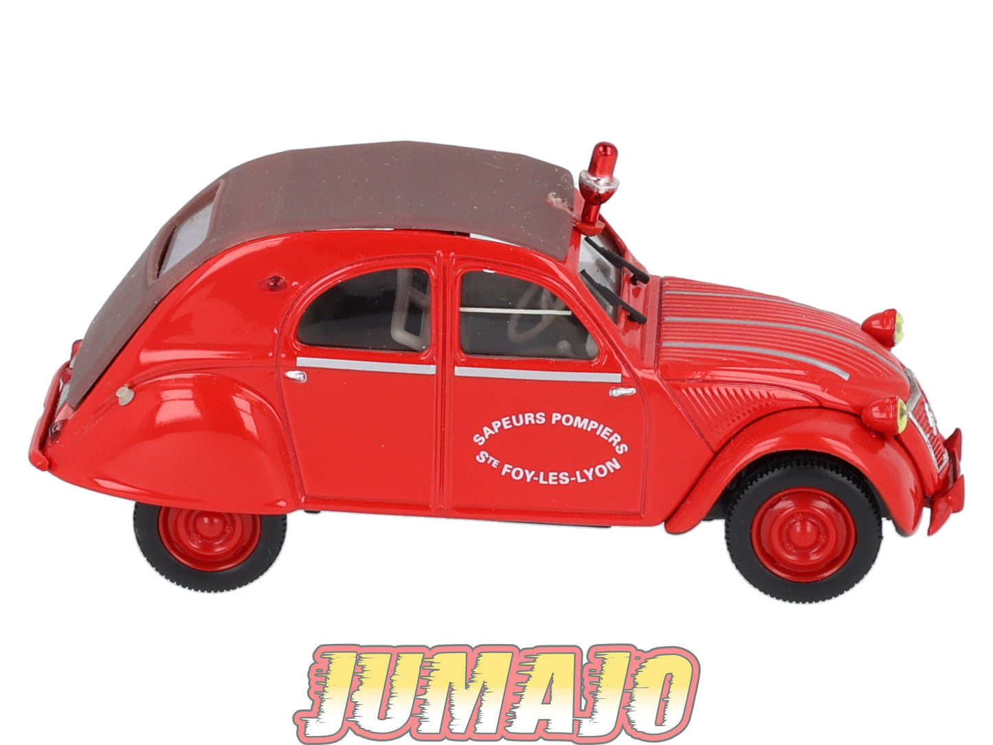 2CV42 Voiture 1/43 NOREV Citroen : 2CV Berline pompiers Ste Foy les Lyon
