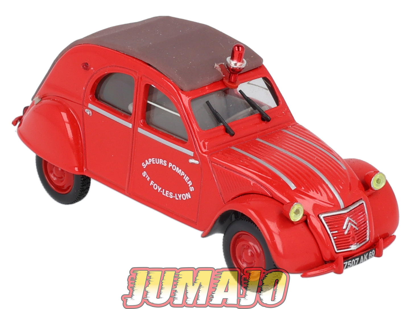 2CV42 Voiture 1/43 NOREV Citroen : 2CV Berline pompiers Ste Foy les Lyon