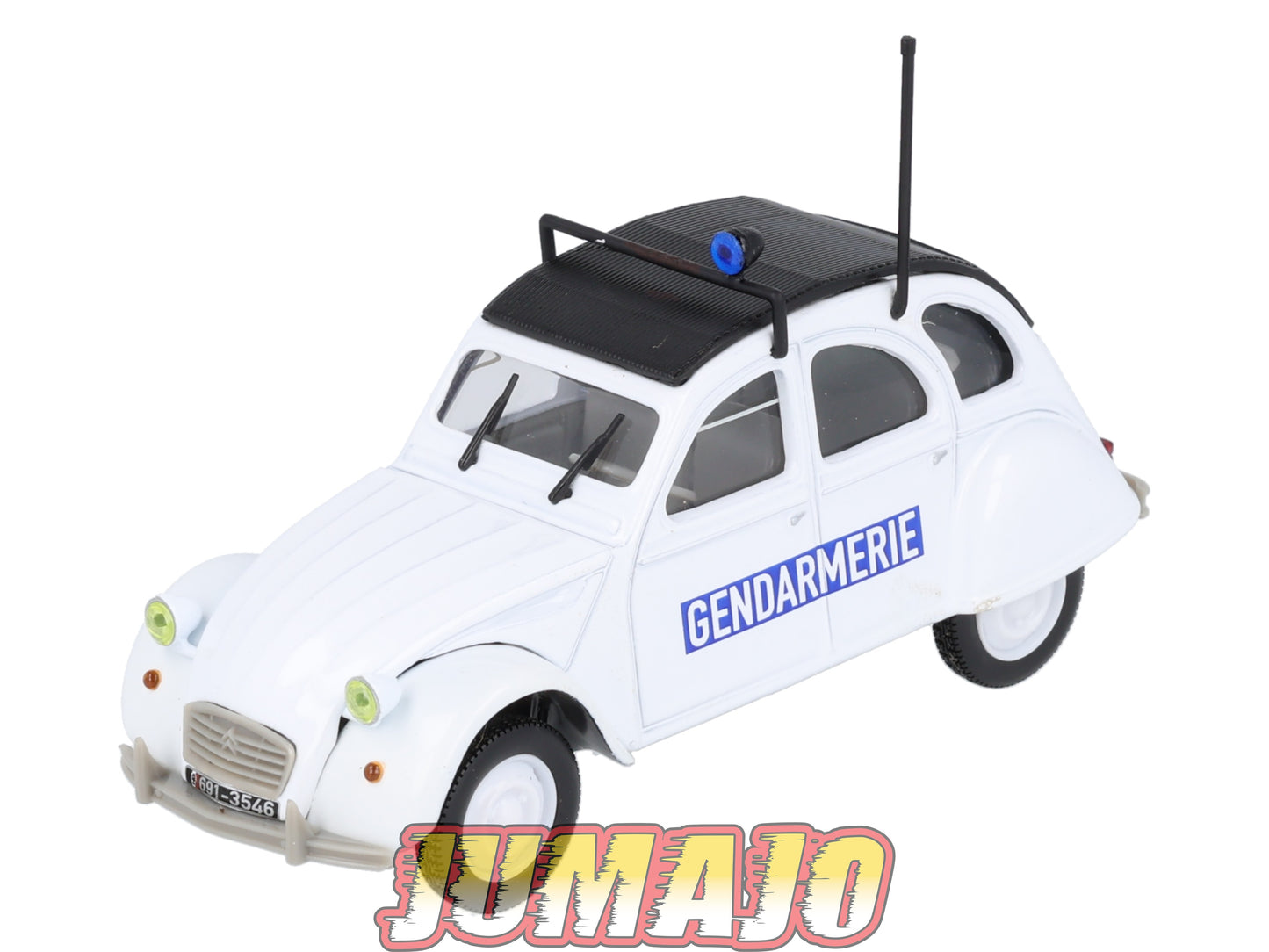 2CV53 Voiture 1/43 NOREV Citroen : 2CV 6 Gendarmerie des transports aériens