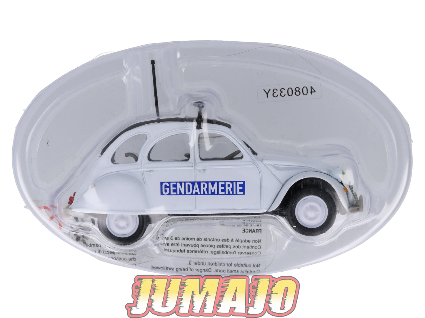 2CV53 Voiture 1/43 NOREV Citroen : 2CV 6 Gendarmerie des transports aériens