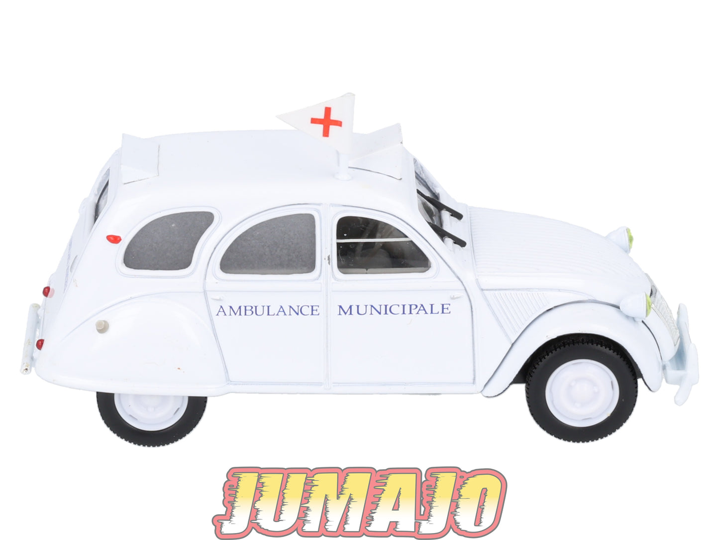 2CV54 Voiture 1/43 NOREV Citroen : 2CV Ambulance 1953 croix rouge